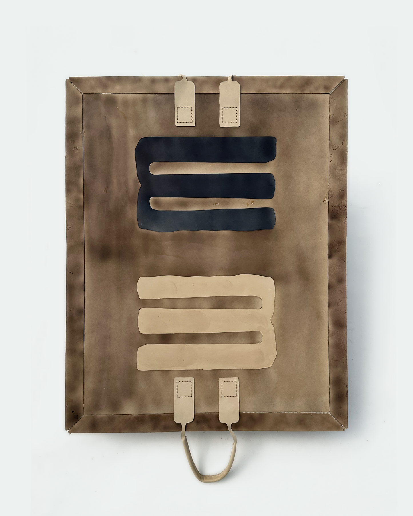 Leather Folding Backgammon Board