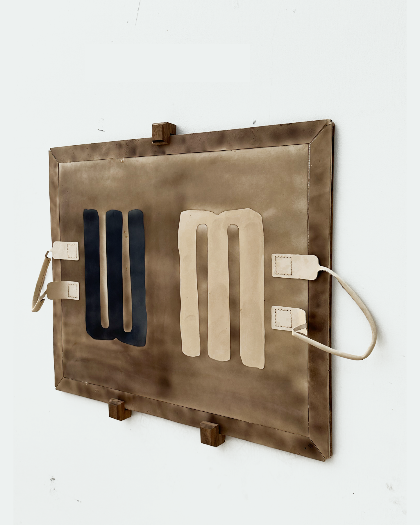 Leather Folding Backgammon Board
