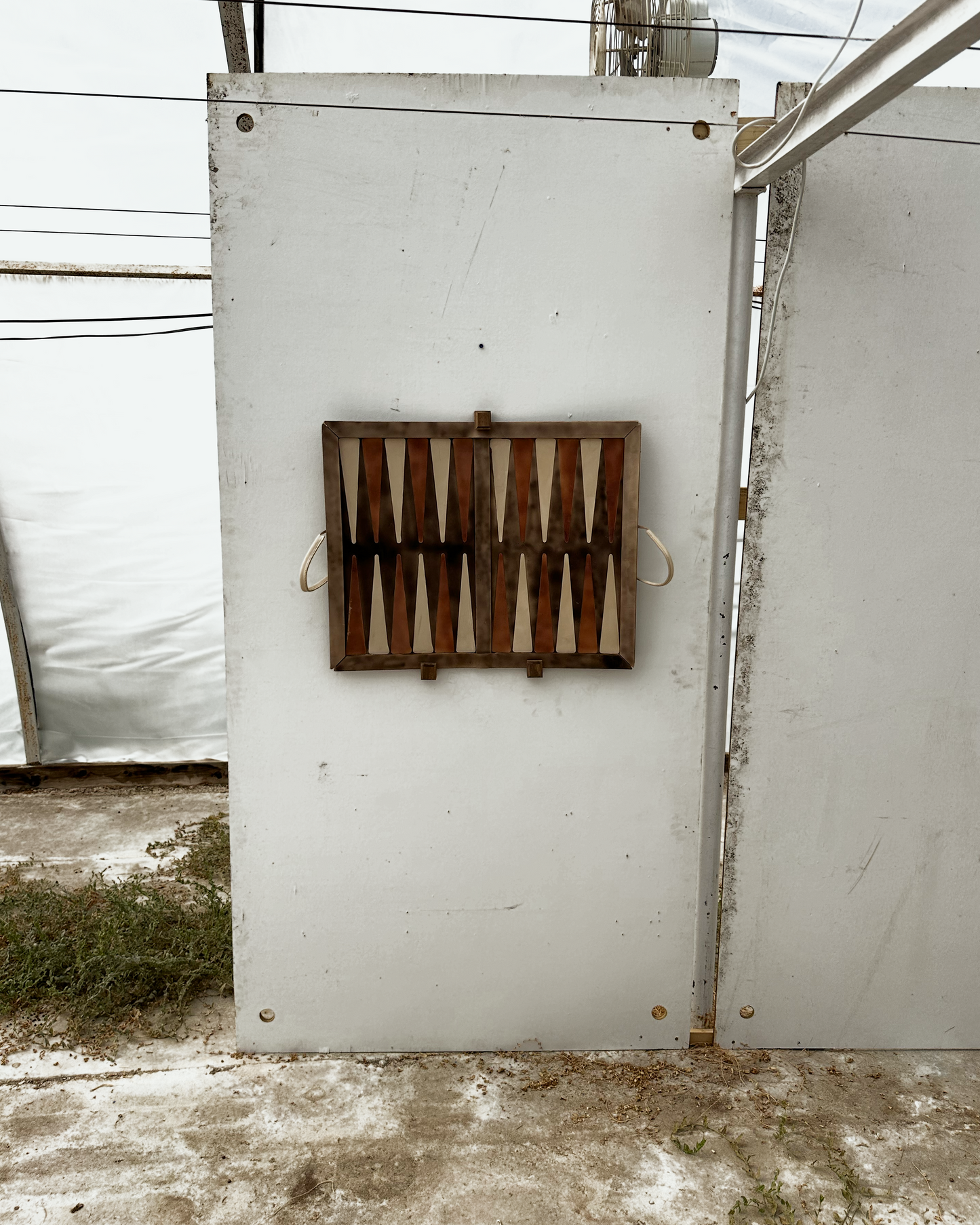 Leather Folding Backgammon Board