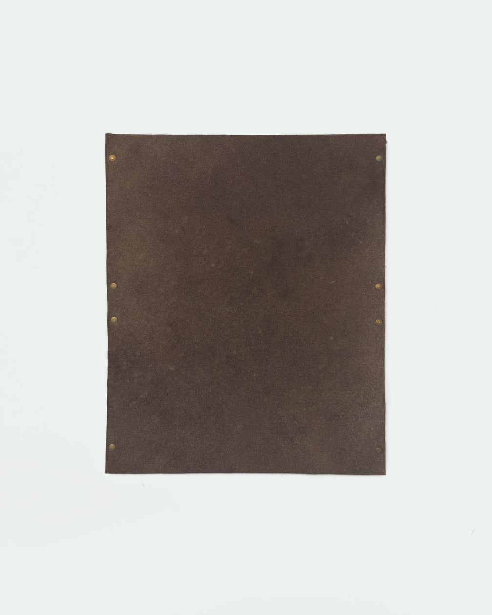 The Drifter 22, a leather backgammon board. Dark brown leather with natural and oxblood points. View 6.