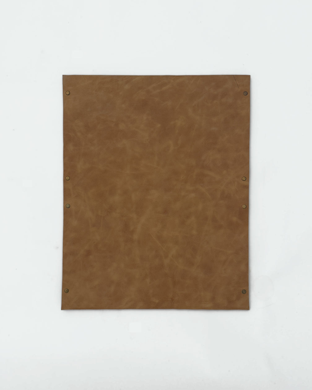 The Drifter 26, a leather backgammon board. Light brown leather with dark brown and medium brown points. View 6.