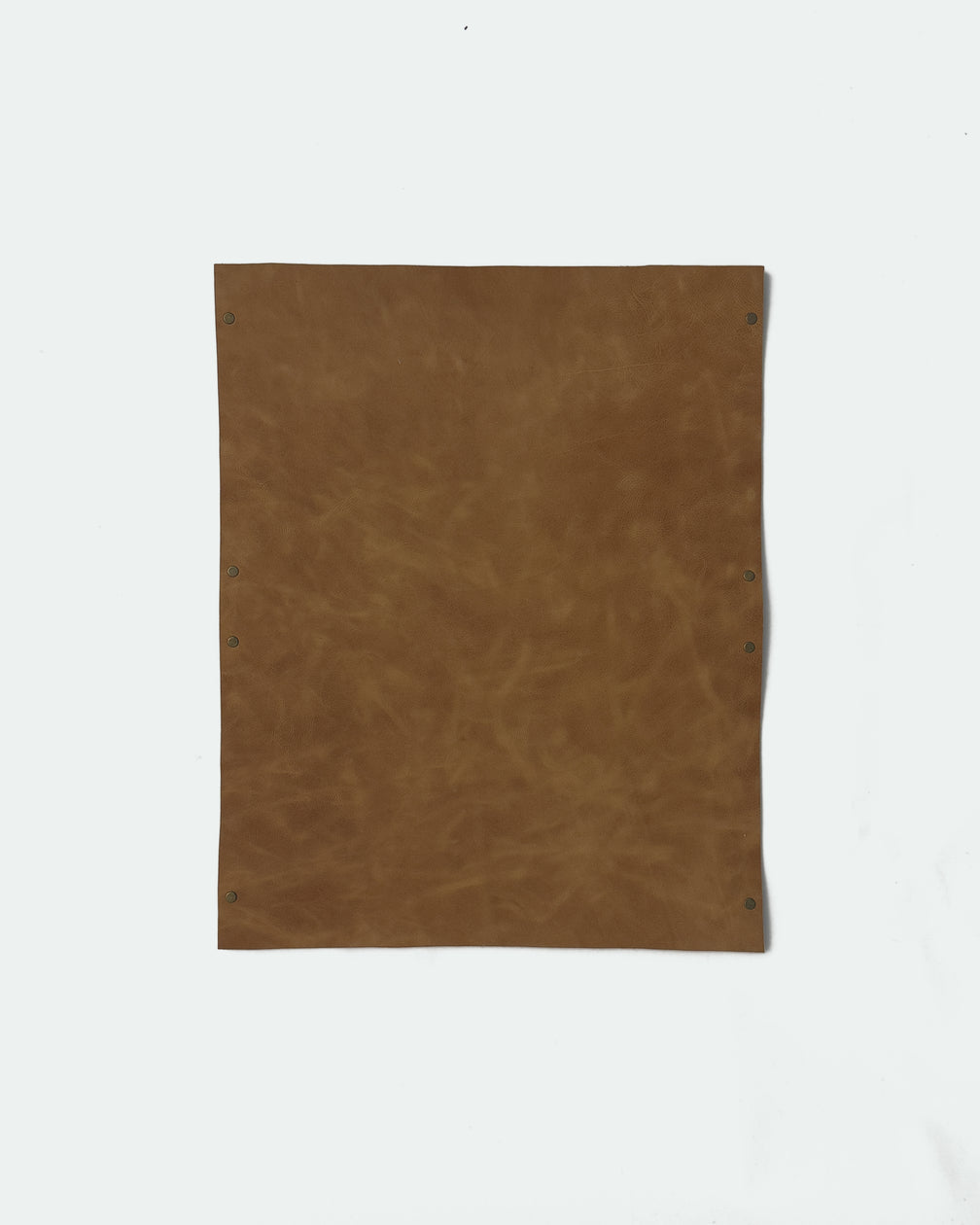 The Drifter 22, a leather backgammon board. Light brown leather with dark brown and medium brown points. View 6.