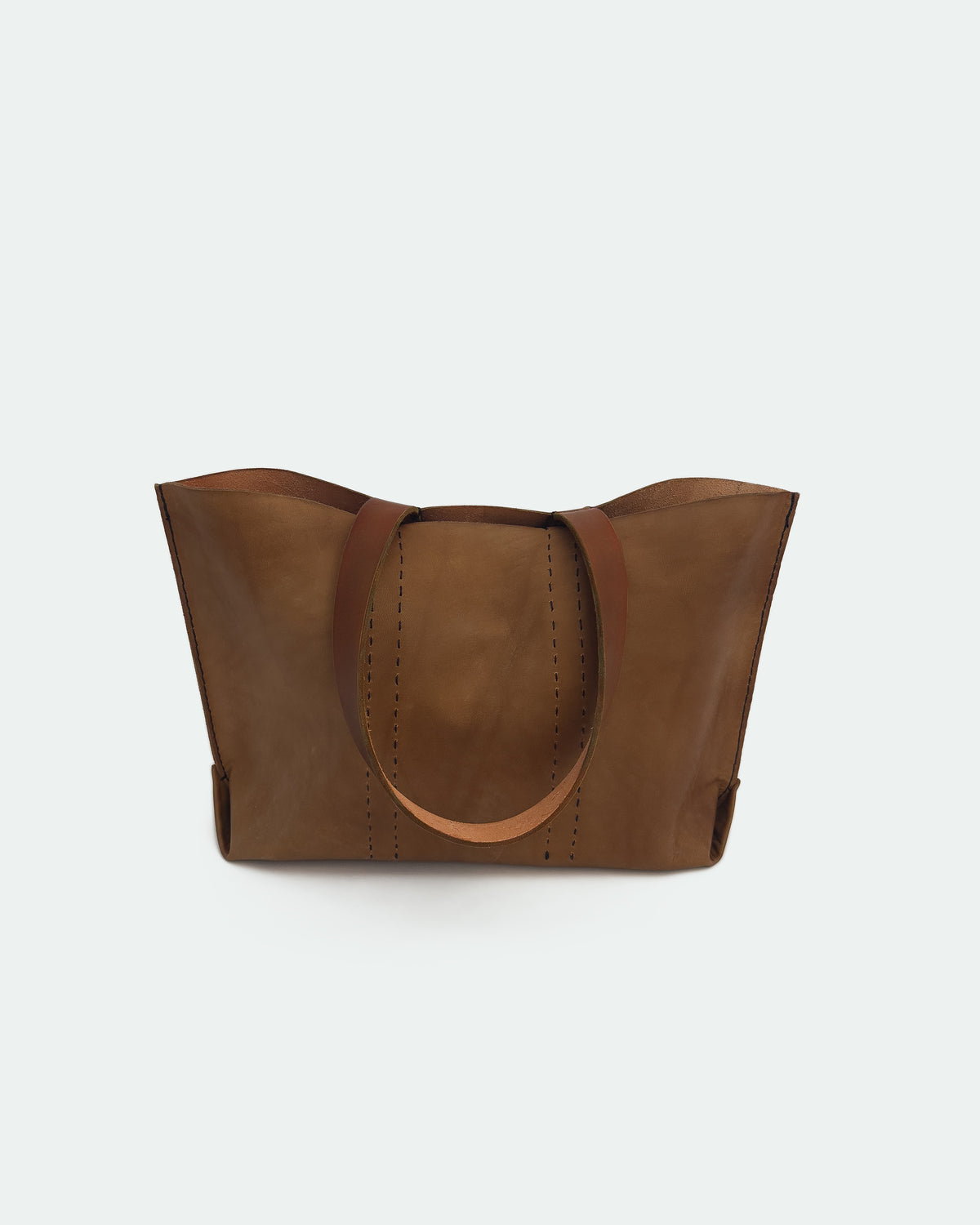 The Tote — Show Brown, Black & Dark Brown, front