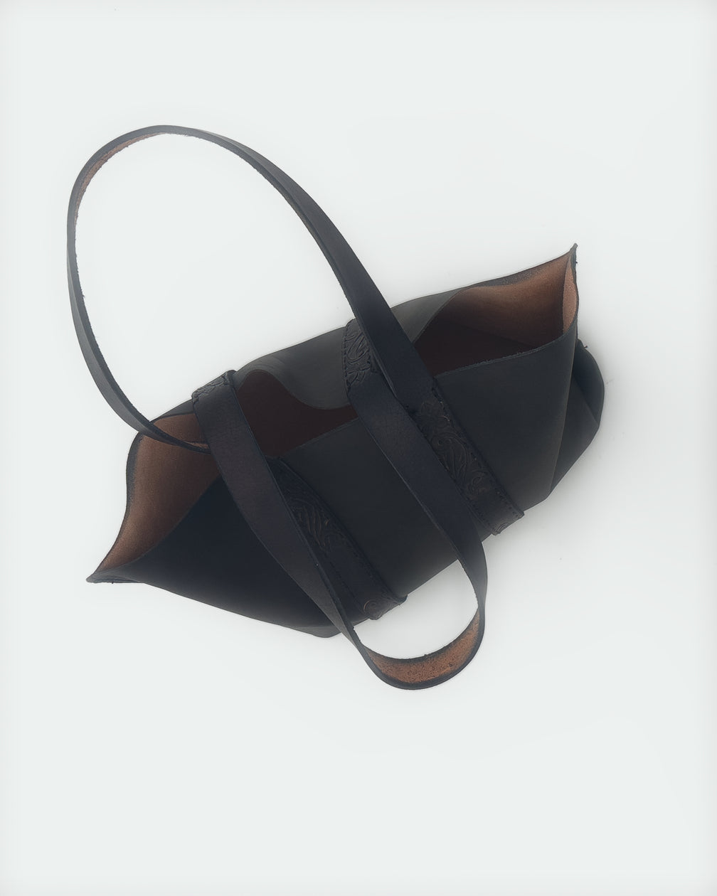The Tote — Black, Black & Black, three-quarter view