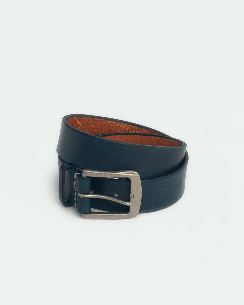 The Belt — Black, Blue Antique & Navy, front