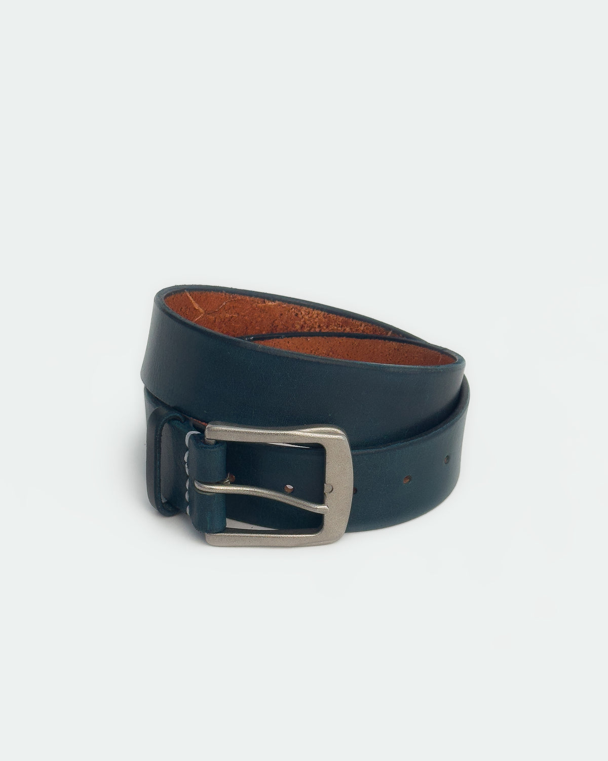 The Belt — Black, Blue Antique & Navy, front