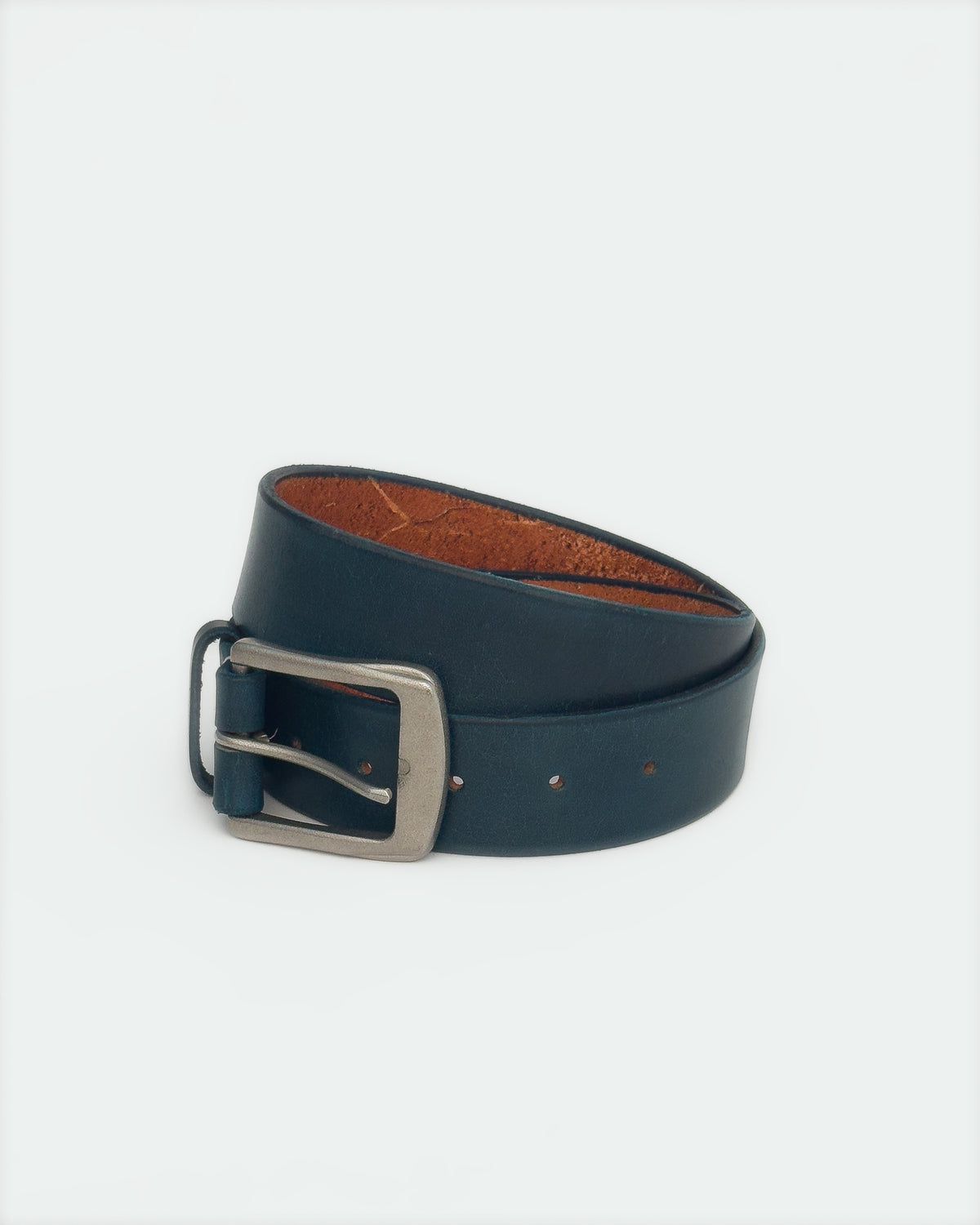 The Belt — Black, Blue Antique & Navy, front