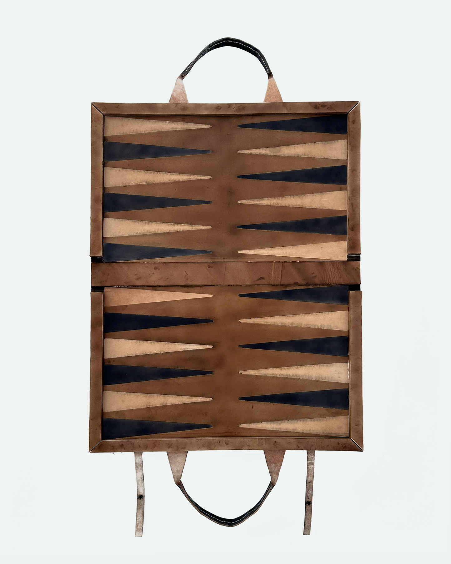 Leather Folding Backgammon Board