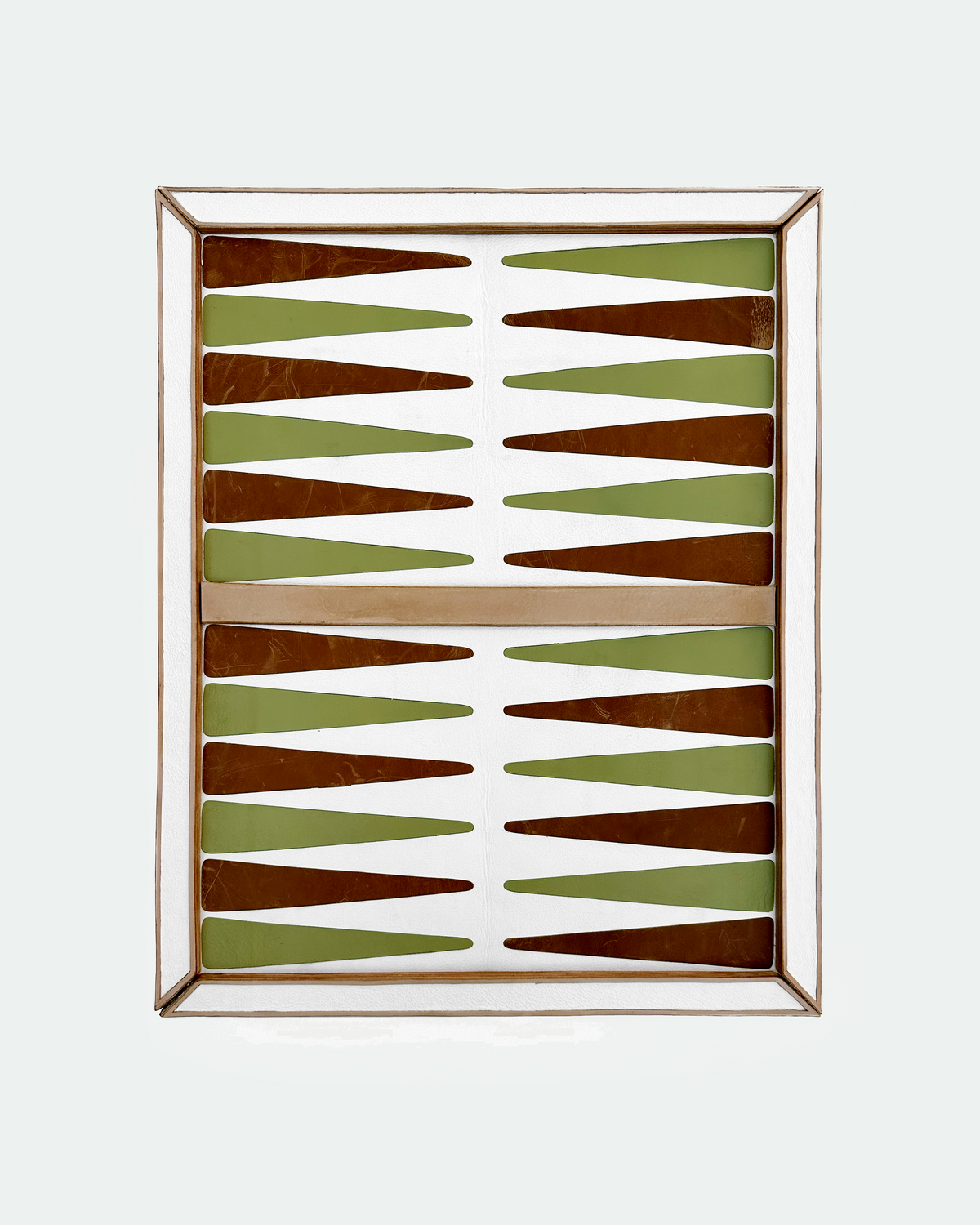 The Homestead 30 — White, Green & Medium Brown
