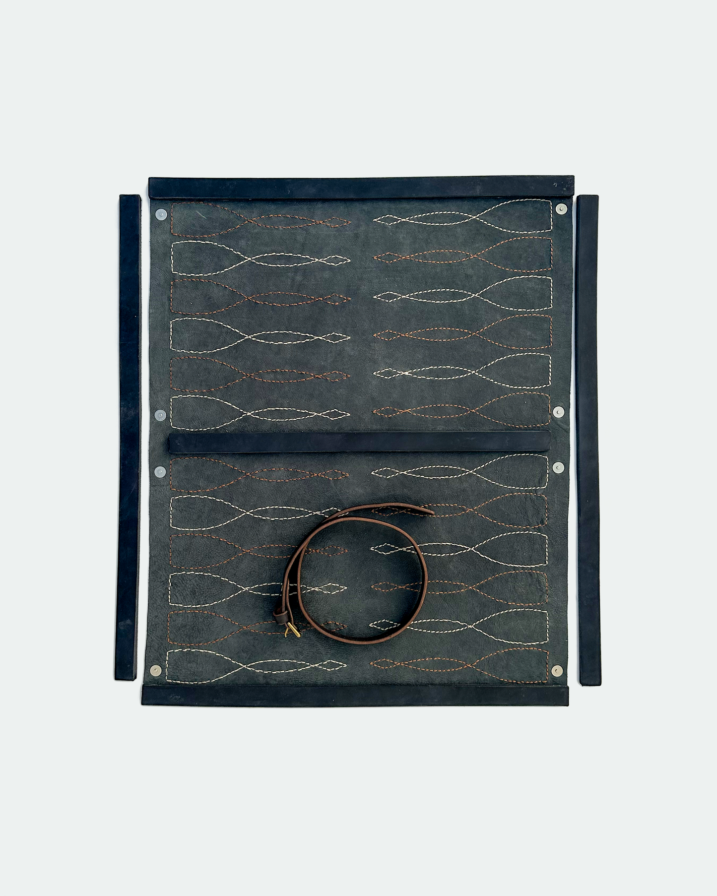 Saddle Stitch Backgammon Board