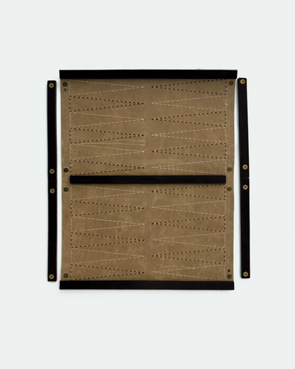 Saddle Stitch Backgammon Board