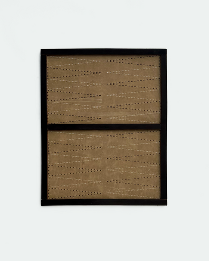 Saddle Stitch Backgammon Board